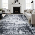 9x12 Area Rug Living Room Rug (Dark Black / 9' x 12' (Rectangular))