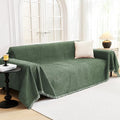 Couch Cover for Dogs Washable Couch Covers Couch Covers for Sofa Couch Cover 2 Cushion Sofa Non Slip Dogs Furniture Protector Chenille Sofa Covers for Pets (71" x 102" / Moss Green)