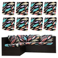8Pcs Outdoor Cushion Covers (Color Leaf / 8PCS)