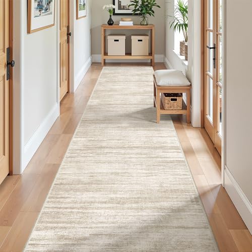 2x10 Runner Rug Non Slip (Brown/Beige / 2' x 10' (Runner))
