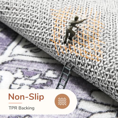 Soft Area Rugs 8x10 (8' x 10' (Rectangular) / Purple)