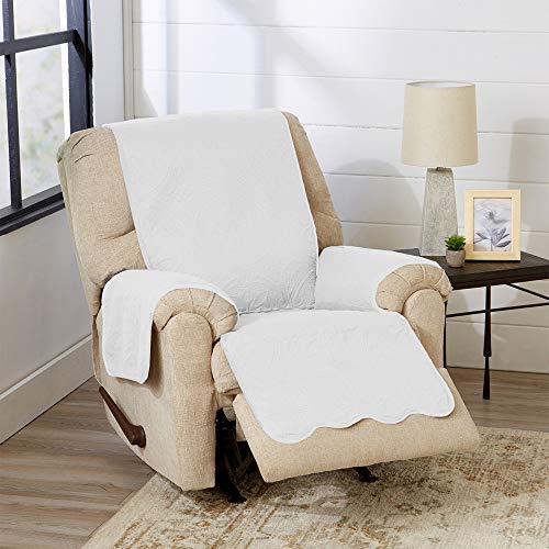 Reversible Recliner Cover (Recliner / White/Sand)