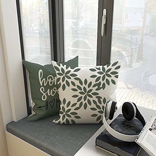 Pillow Covers 18x18 Set of 4 (Aqua Green / 18" x 18" (Pack of 4))