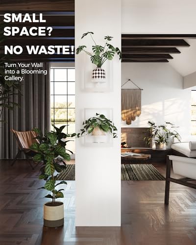 Wall Plant Holder Plant Stand Indoor Wall Planters White
