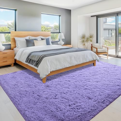 8x10 Area Rugs for Living Room (Purple / 8' x 10' (Rectangular))