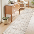 Rug Runner for Hallway 2.5x8 (Brown/Ivory / 2'6" x 8' (Runner))