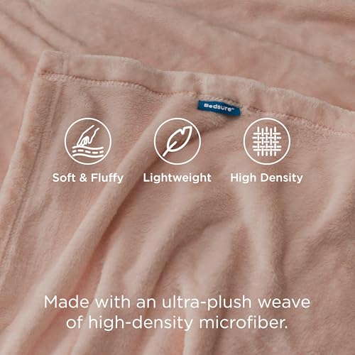 GentleSoft Fleece Throw Blanket Dusty Pink (Dusty Pink / Throw (50" X 60"))