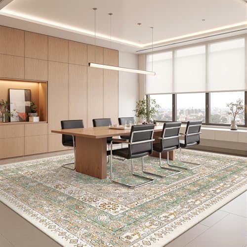 10x14 Area Rugs for Living Room (Green/Brown / 10' x 14' (Rectangular))