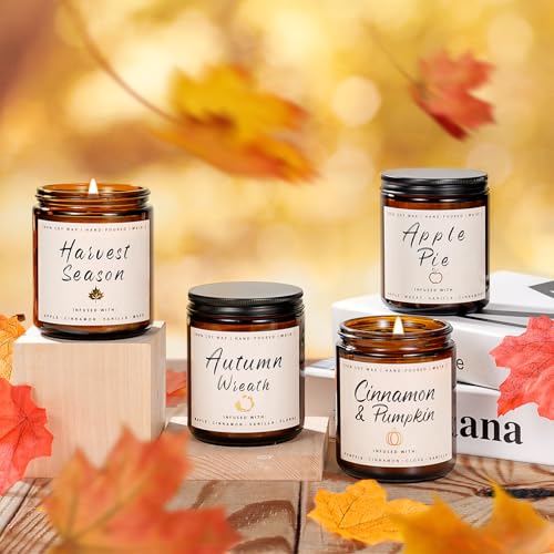 Fall Candle Set (4 Pack - 28 oz)