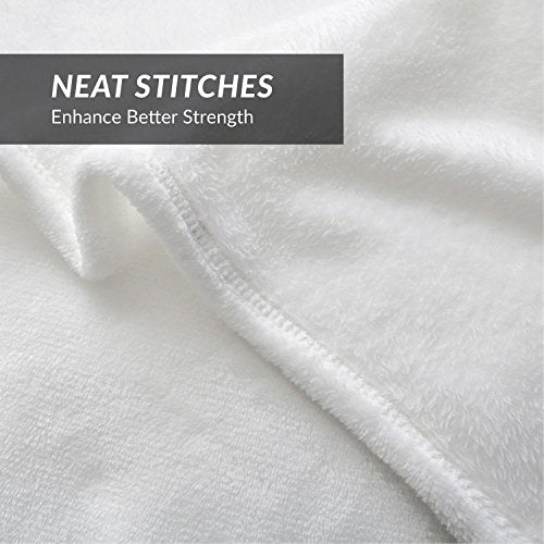GentleSoft Fleece Blankets King Size White (04 - White / King (108" x 90"))