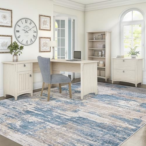 6x9 Area Rugs for Living Room (Blue Beige / 6' x 9' (Rectangular))