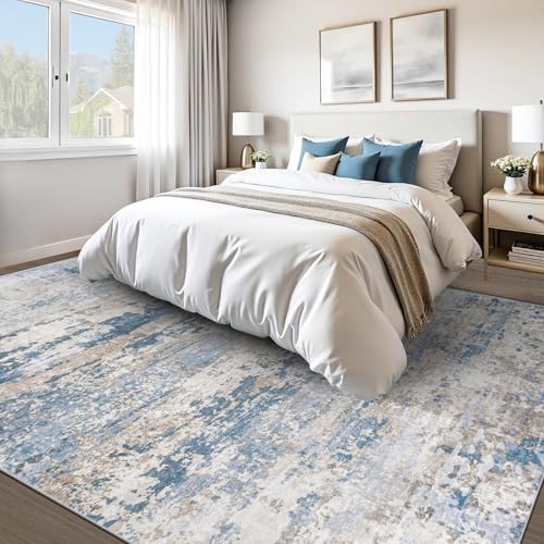 Area Rugs 8x10 for Living Room (Lightbluebrown / 8' x 10' (Rectangular))