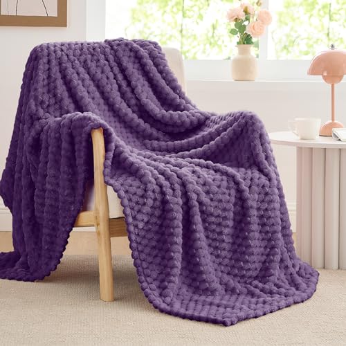 Purple Throw Blanket for Couch (Purple / Throw(50"x60"))