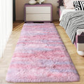 Soft Runner Rugs for Bedroom Hallways (2' x 6' (1 pc) / Abstract Pink)