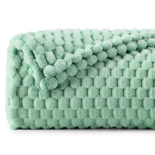 Mint Green Throw Blanket for Couch (Mint Green / Throw(50"x60"))