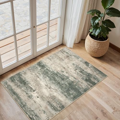 2x3 Area Rugs for Entryway (Dark Sage/Grey / 2' x 3' (Rectangular))