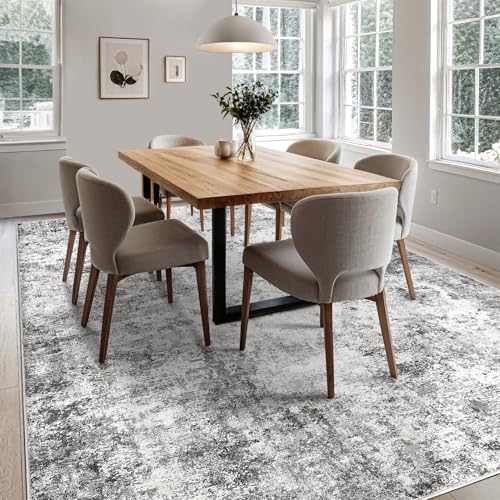 7x9 Area Rug Living Room Rugs (Grey / 7' x 9' (Rectangular))
