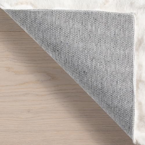 Jeni Off White Checkered Washable Area Rug (Jeni Off White / 2' x 3' (Rectangular))