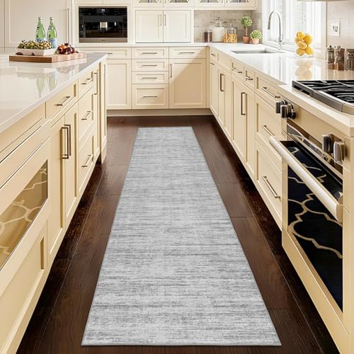 Runners for Hallways 2x8 Kitchen Runner Rugs (Grey / 2' x 8' (Runner))