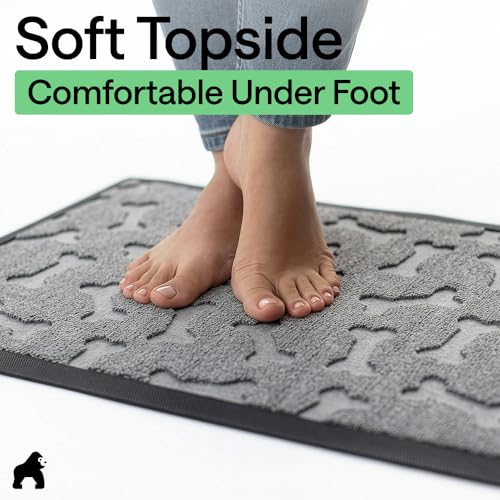 WeatherMAX Door Mat (Light Gray Bones / 35" x 23")