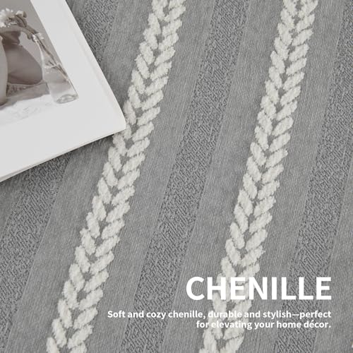 Couch Cover for Dogs (Striped Braid Grey / 91*134 inch)