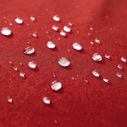 Decorative Outdoor Pillow Covers Christmas 12x12 Red (12" x 12" (Pack of 2) / Red)