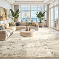 Washable 8x10 Beige Area Rug with Non (Beige / 8' x 10' (Rectangular))