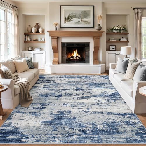 9x12 Area Rug Living Room (New-blue Grey / 9' x 12' (Rectangular))