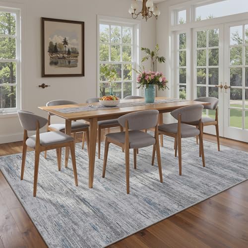 5x7 Area Rugs (Blue/Grey / 5' x 7' (Rectangular))