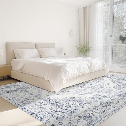 6x9 Area Rugs for Living Room (Blue / 6' X 9' (Rectangular))