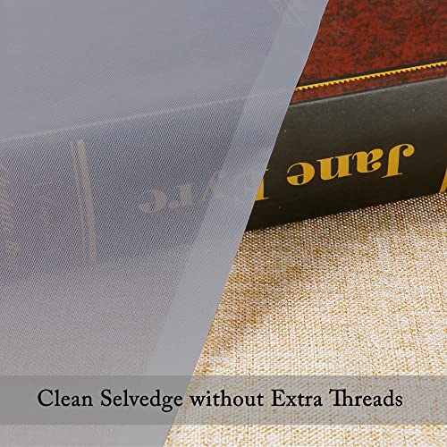 2 Panels Grey Sheer Curtains (Charcoal Grey / 42"W x 84"L (Pack of 2))