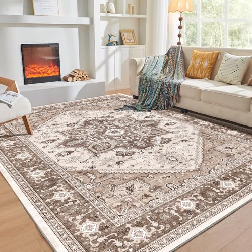 Soft Area Rugs 3x5 (3' x 5' (Rectangular) / Khaki)