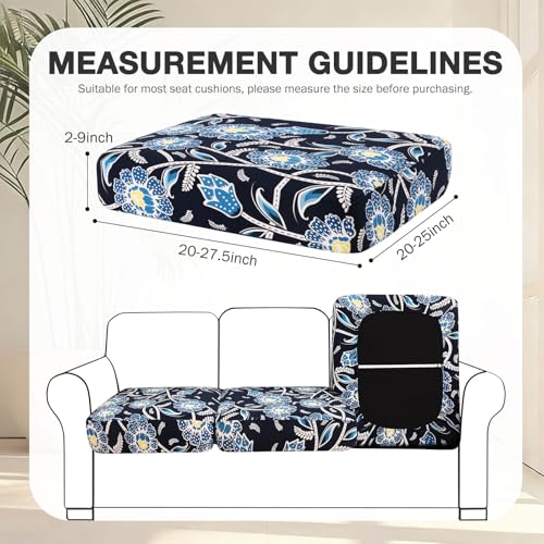 4Pcs Patio Cushion Covers (Bluebell / 4PCS)