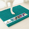 Super Water Absorbent Door Mat Indoor (Teal / 48" x 72")