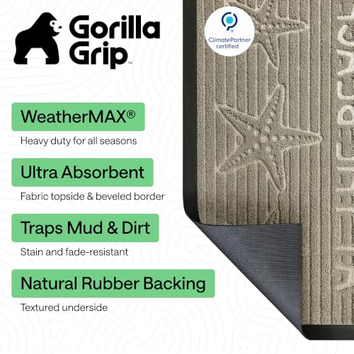WeatherMAX Door Mat (Sand Beach / 29" x 17")