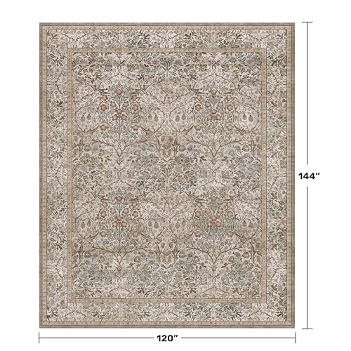 Washable Living Room Rug 10x12 (Moss / 10' x 12' (Rectangular))
