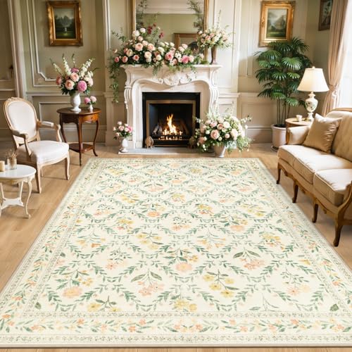 8x10 Area Rug Living Room (Beige/Multi / 8' x 10' (Rectangular))