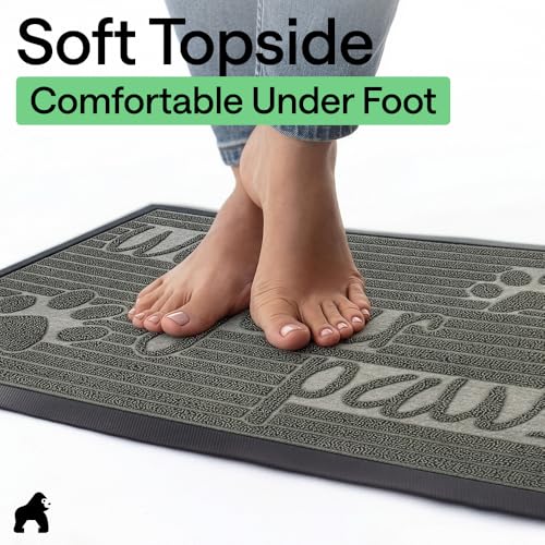WeatherMAX Door Mat (Stone Paws / 35" x 23")