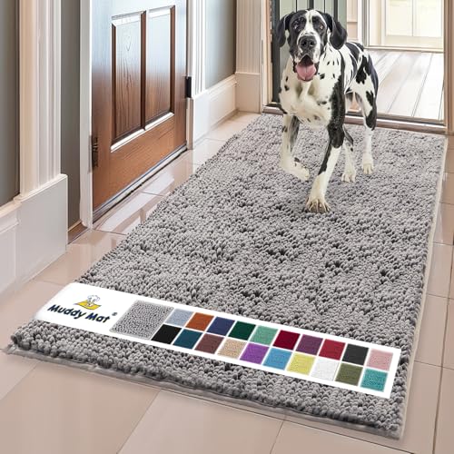 Super Water Absorbent Door Mat Indoor (Grey / 3ft x 8ft)