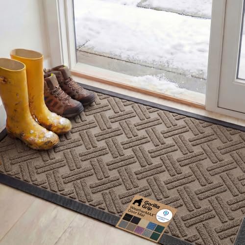 WeatherMAX Door Mat (Taupe Basket Weave / 47" x 35")