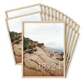 18x24 Natural Oak Wood Picture Frames Set of 25 (Set of 25 / Beige Oak / 18x24 in)