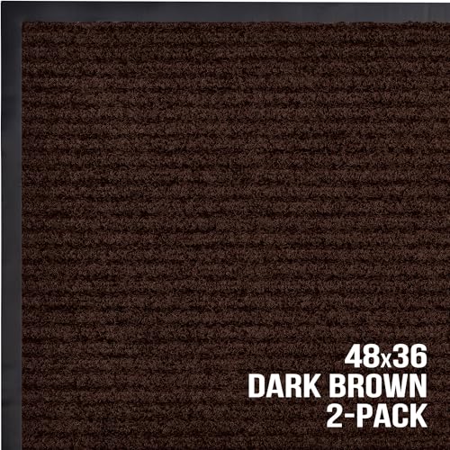 Front Door Mat (48" x 36" / Dark Brown)