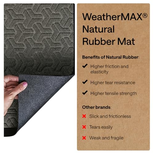 WeatherMAX Door Mat (Slate Geometric / 29" x 17")