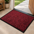Super Absorbent Front Door Mat (Red / 2' x 6' (Rectangular))