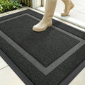 Front Door Mat Outside 35x23 (Black / 35" x 23")