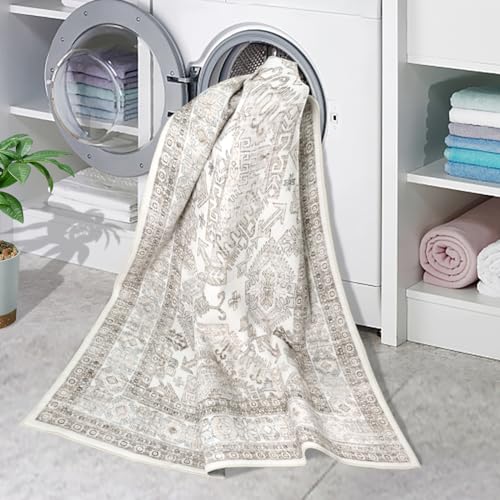 Area Rugs 8x10 for Living Room (Beige Neutral / 8' x 10' (Rectangular))