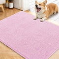 Dog Door Mat for Muddy Paws 40x32 (Pink / 40" X 32")