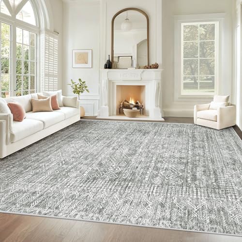 Living Room Rugs 9x12 (Grey / 9' x 12' (Rectangular))