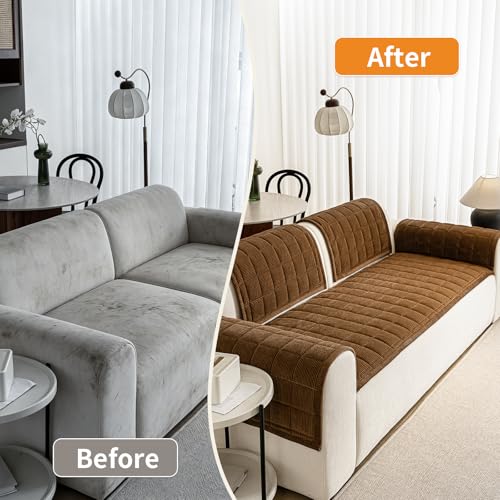 Couch Covers for Dogs (Dark Brown / 1PC/27.6"x59.1")