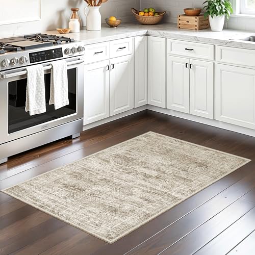 2x3 Washable Rugs for Kitchen (Brown / 2' x 3' (Rectangular))